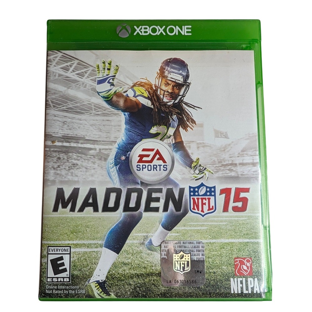 EA Sports Madden NFL 15 Microsoft Xbox One Physical Disc Richard Sherman Case